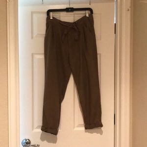 Brown Linen Pants